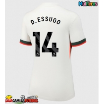 Camisa de Futebol Chelsea Dario Essugo #14 Equipamento Secundário Mulheres 2025-26 Manga Curta